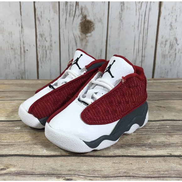 NEW Nike Jordan 13 Retro Red Flint Shoes Toddlers Size 4C Athletic